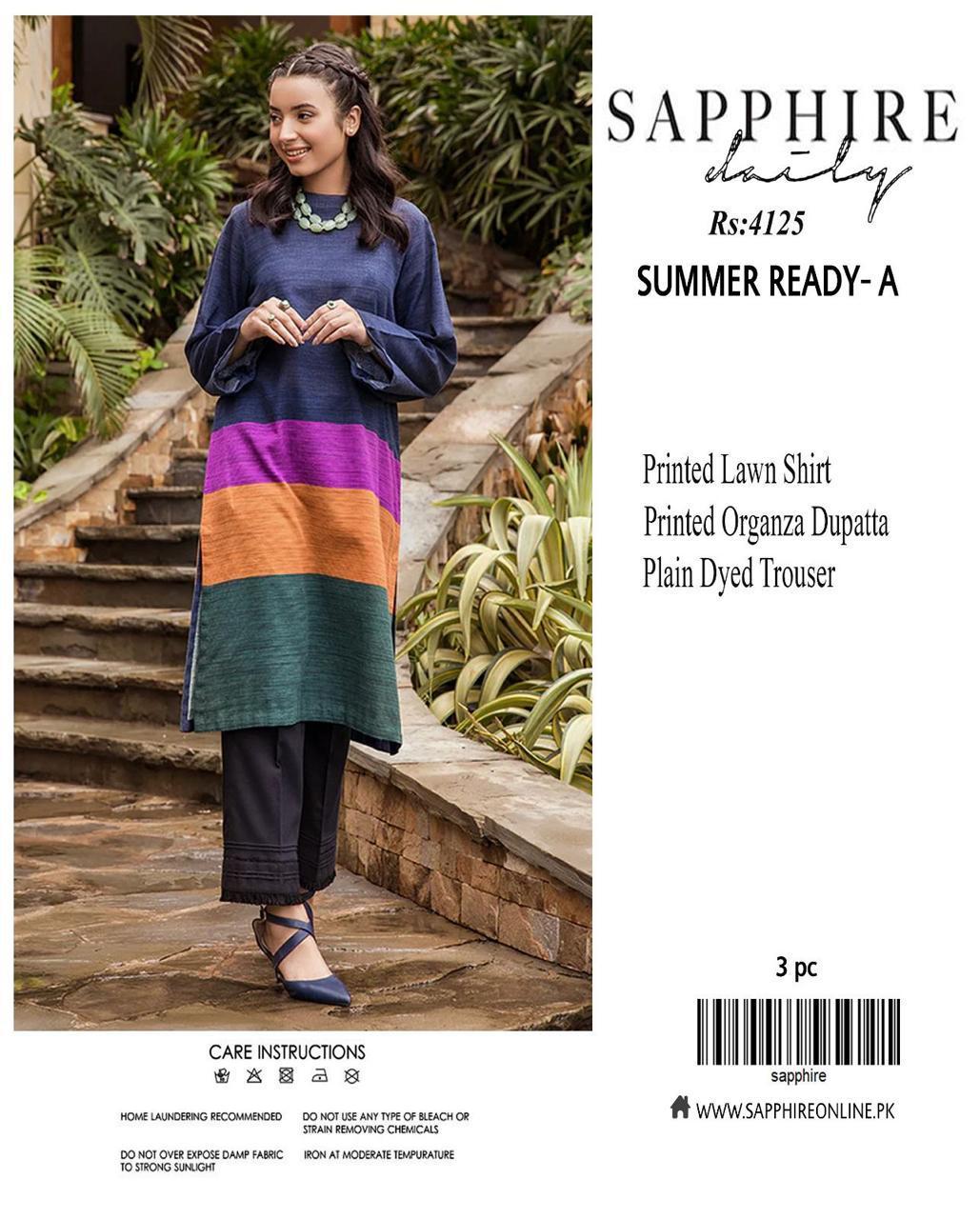 Sapphire – Lawn 3PC