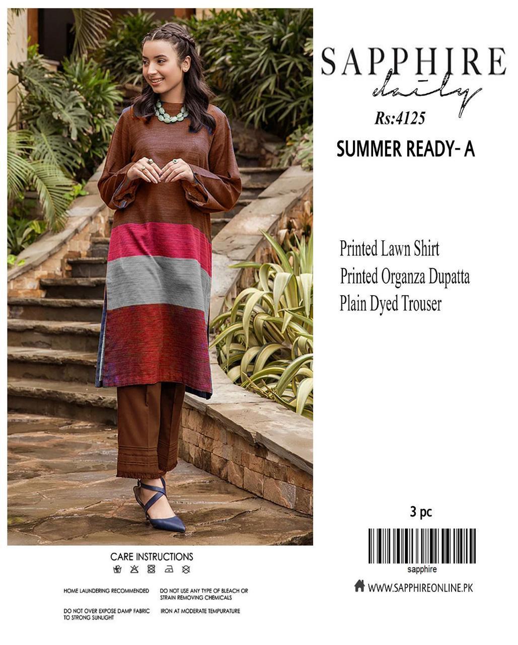 Sapphire – Lawn 3PC