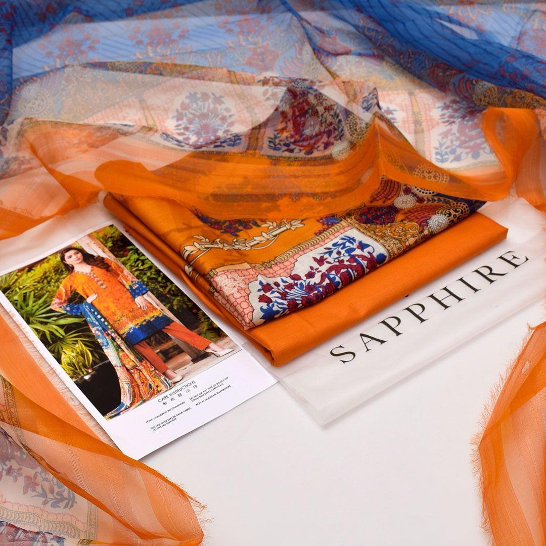 Sapphire Summer Lawn (3PC)