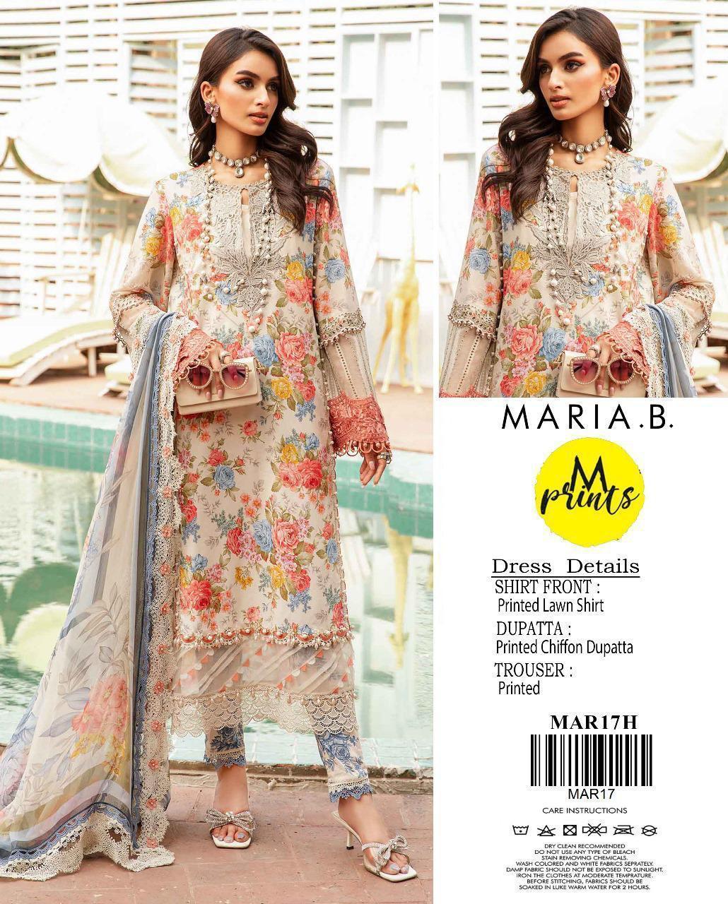 Maria B 3PC Lawn – M Prints