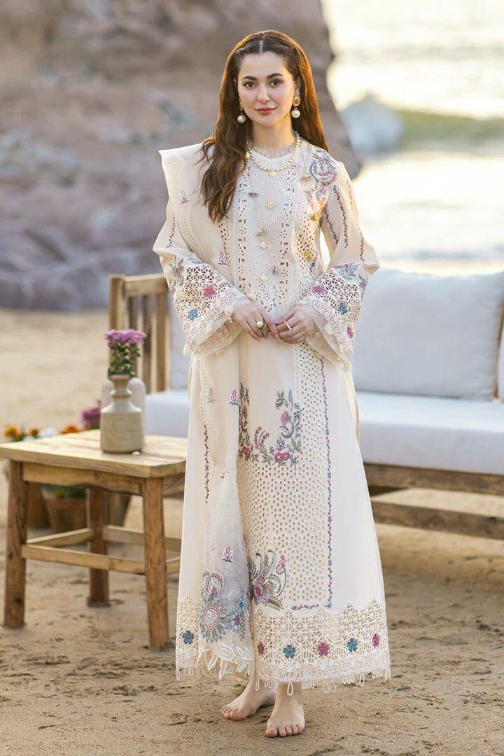 Women's Unstitched Embroidered Suit