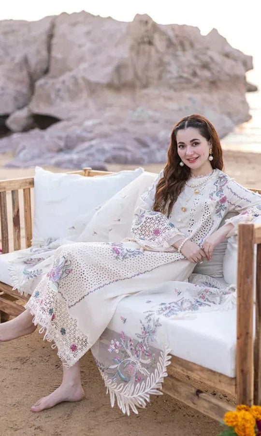 Women's Unstitched Embroidered Suit