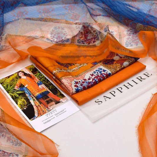 Sapphire Summer Lawn (3PC)