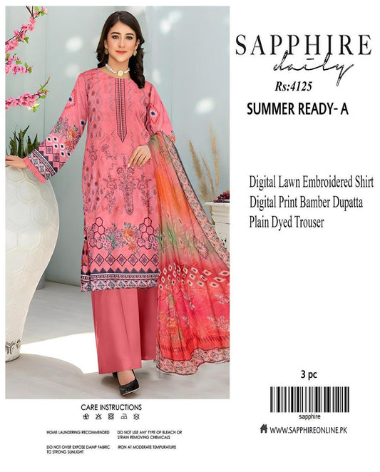 Sapphire – Lawn 3PC