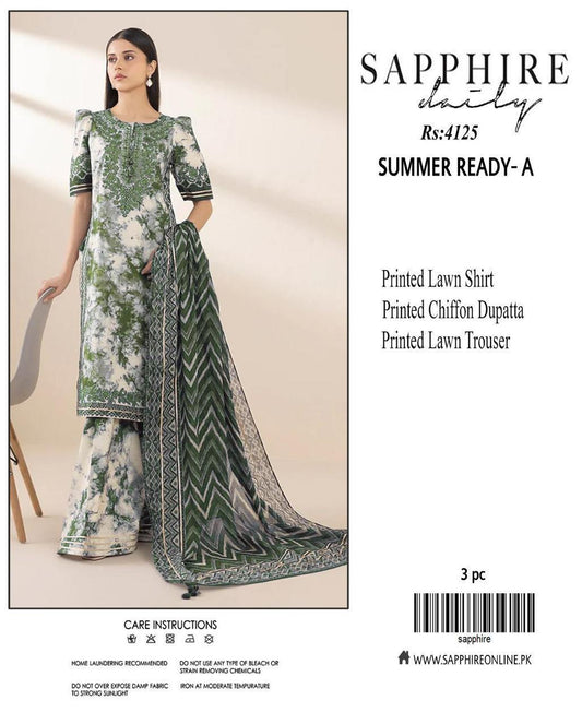 Sapphire – Lawn 3PC