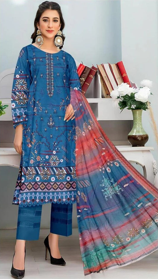 Sapphire 3PC Lawn Suits