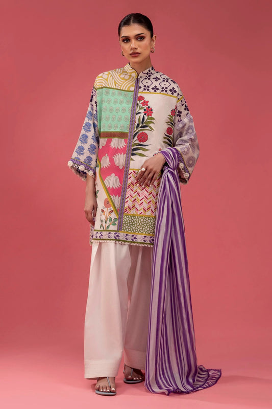 Sana Safinaz – Unstitched Lawn 3PC
