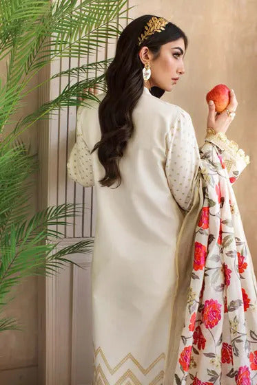 Women's Unstitched Embroidered Suit