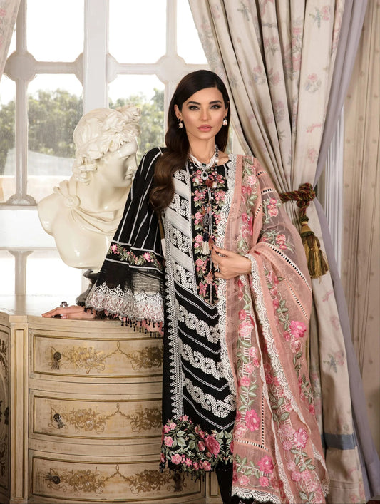 Women's Unstitched Embroidered Suit